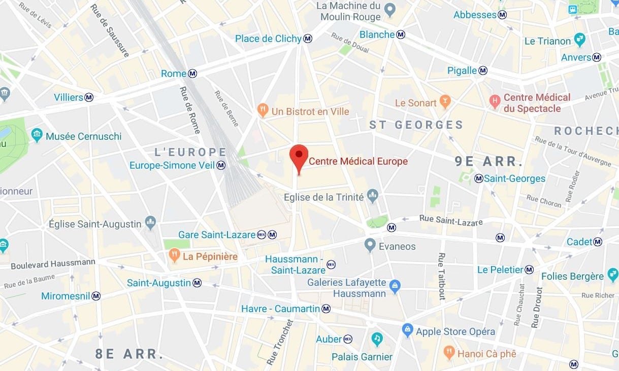 Home Centre Medical Europe Your Consultations In Paris 9th Arrondissement